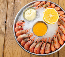 Креветки северные на льду