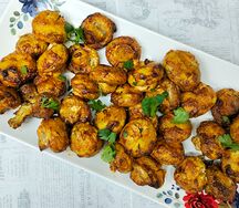 Грибы на мангале 