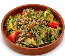 Грузинский салат с говядиной