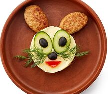 Картофельное пюре с куриными котлетками