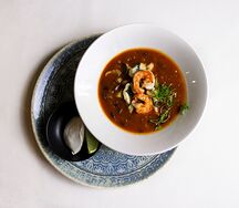 Солянка с морепродуктами