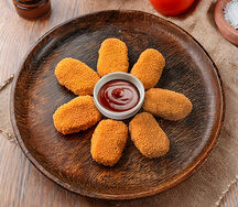 Стрипсы свиные с соусом барбекю