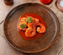 Креветки с соусом Чили