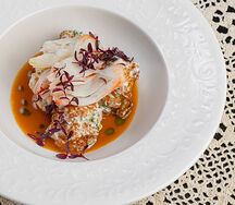 Цветная капуста с крабом