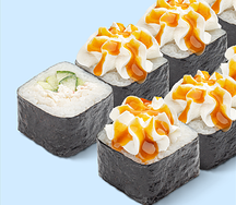 Краб терияки с соусом манго-чили