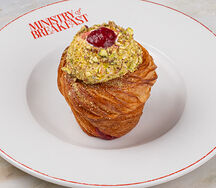 Краффин малина-фисташка