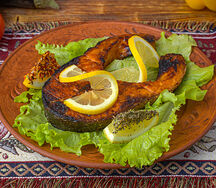 Шашлык из семги