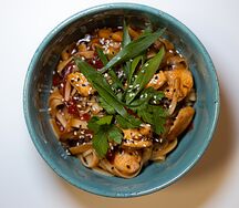 Лапша с курицей