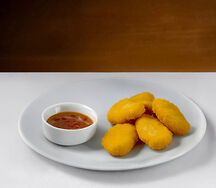 Курица темпура с соусом Sweet BBQ