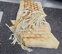 Вегетарианская в обычном лаваше