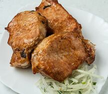 Шашлык из cвинoго карбонада