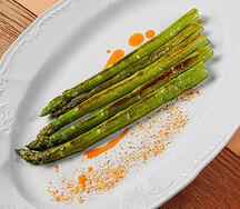 Спаржа на гриле
