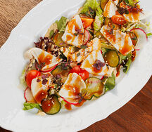 Салат с кальмаром 