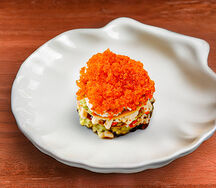 Мильфей с камчатским крабом