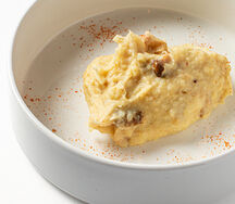 Пюре с белыми грибами и трюфельной пастой