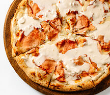 Пицца с тамбовским окороком