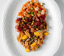 Ассорти тартаров из рыбы и морепродуктов