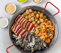 Большое плато морепродуктов