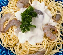 Паста с креветками