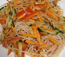 Фунчоза с овощами 