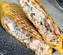 Шаурма мини с курицей в сырном лаваше