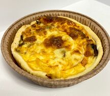 Киш с грибами