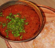 Харчо с хлебом