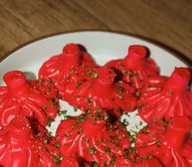 Хинкали мини Креветка-кальмар 