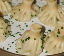 Хинкали мини с говядиной и свининой