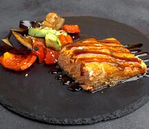 Стейк лосося