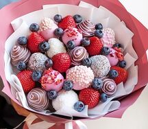 Клубничный букет Кристалл