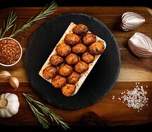 Грибы на мангале