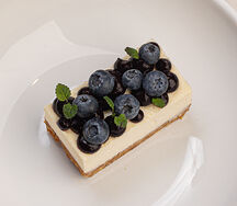 Чизкейк с голубикой