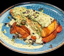 Форель под сливочным соусом