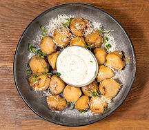 Жареные пельмени 