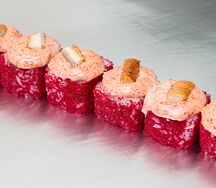Запеченный ролл Угорь острый8 шт