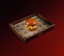 Смэшбургер с мраморной говядиной