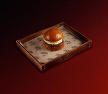 Чизбургер с говядиной Вагю и трюфельным соусом