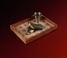 Азиатская шаурма с креветками в тортилье