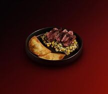 Мексиканский стейк-салат с мраморной говядиной