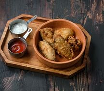 Хрустящие куриные крылья 