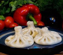 Хинкали с бараниной