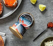 Икра красная Восточный берег в жестяной банке