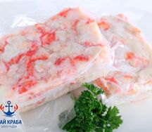 Салатное мясо краба стригуна