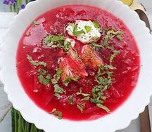 Борщ с говядиной