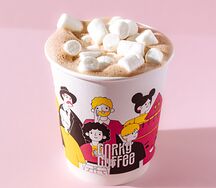 Какао с зефирками