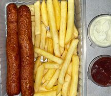 Фри с сосисками