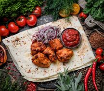 Шашлык из куриного филе