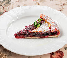 Пирог брусничный