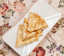 Блинчики тонкие, румяные